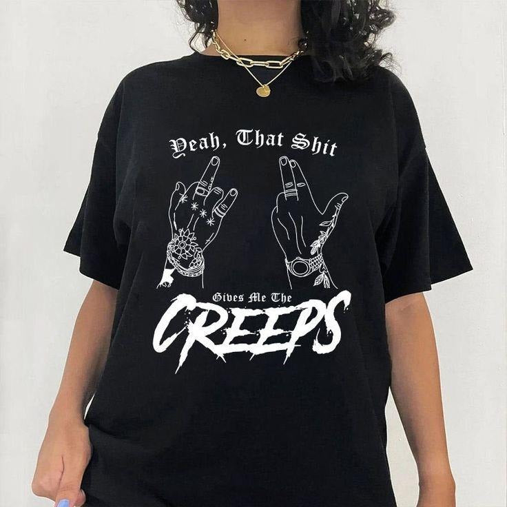 Koe Wetzel Creeps T-Shirt, T-Shirt, Wetzel Shirt, Country Music Tshirt, Cowgirl Shirt, Nashville Shirt, Wetzel Fan Lover...