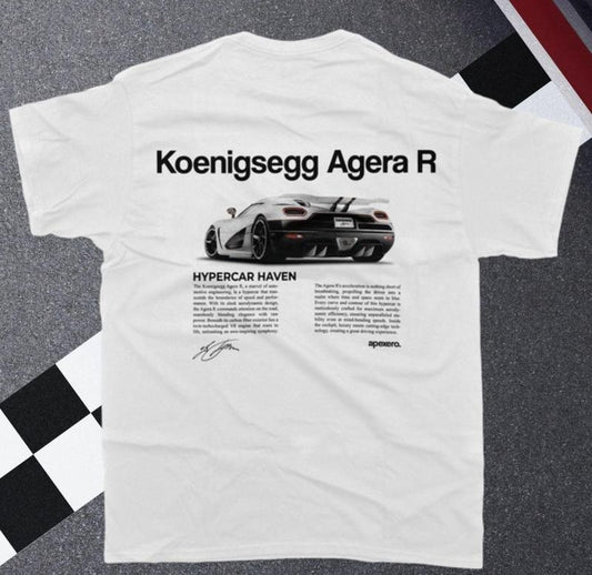 Koenigsegg Agera R Aesthetic T-shirt, Koenigsegg Agera R T-shirt, Car Aesthetic T-shirt Vintage Shirt Menswear Top Underwear Tshirt Streetwear Tropical