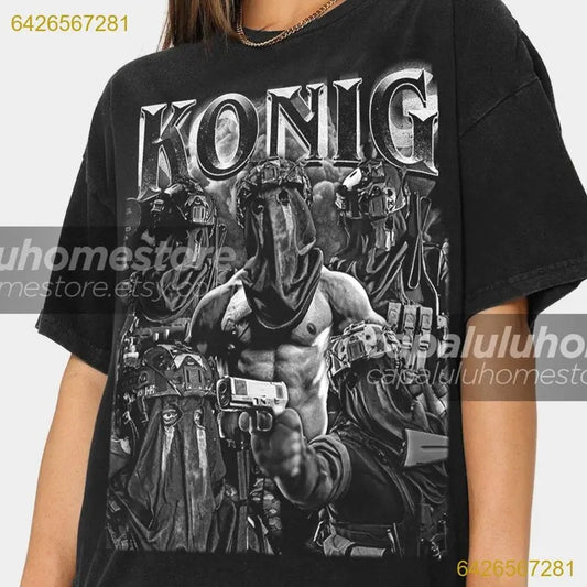 Konig COD 90s Vintage T-Shirt Stylish Gift for Gamers & Video Game Fans Tshirt, Sweatshirt, Hoodie