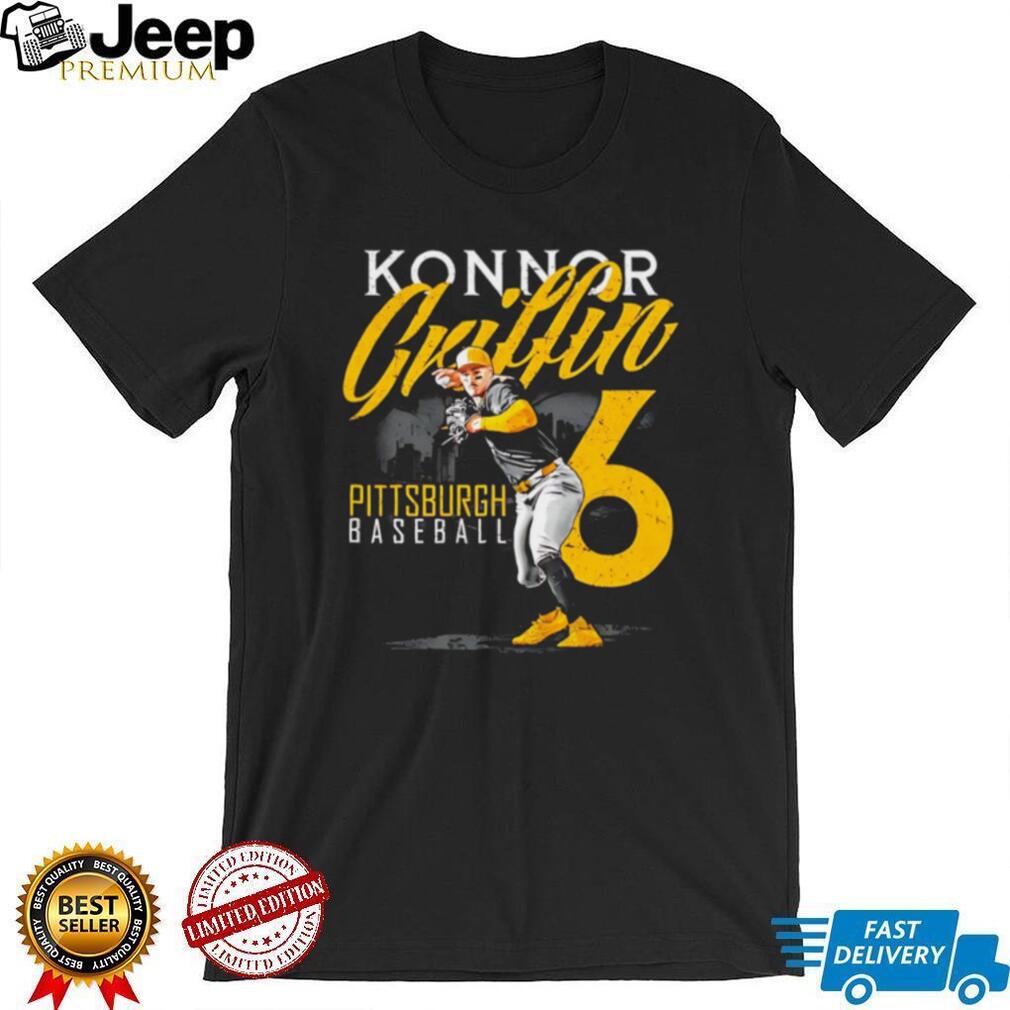 Konnor Griffin #6 Pittsburgh Baseball Pitcher Signature Series T Shirt