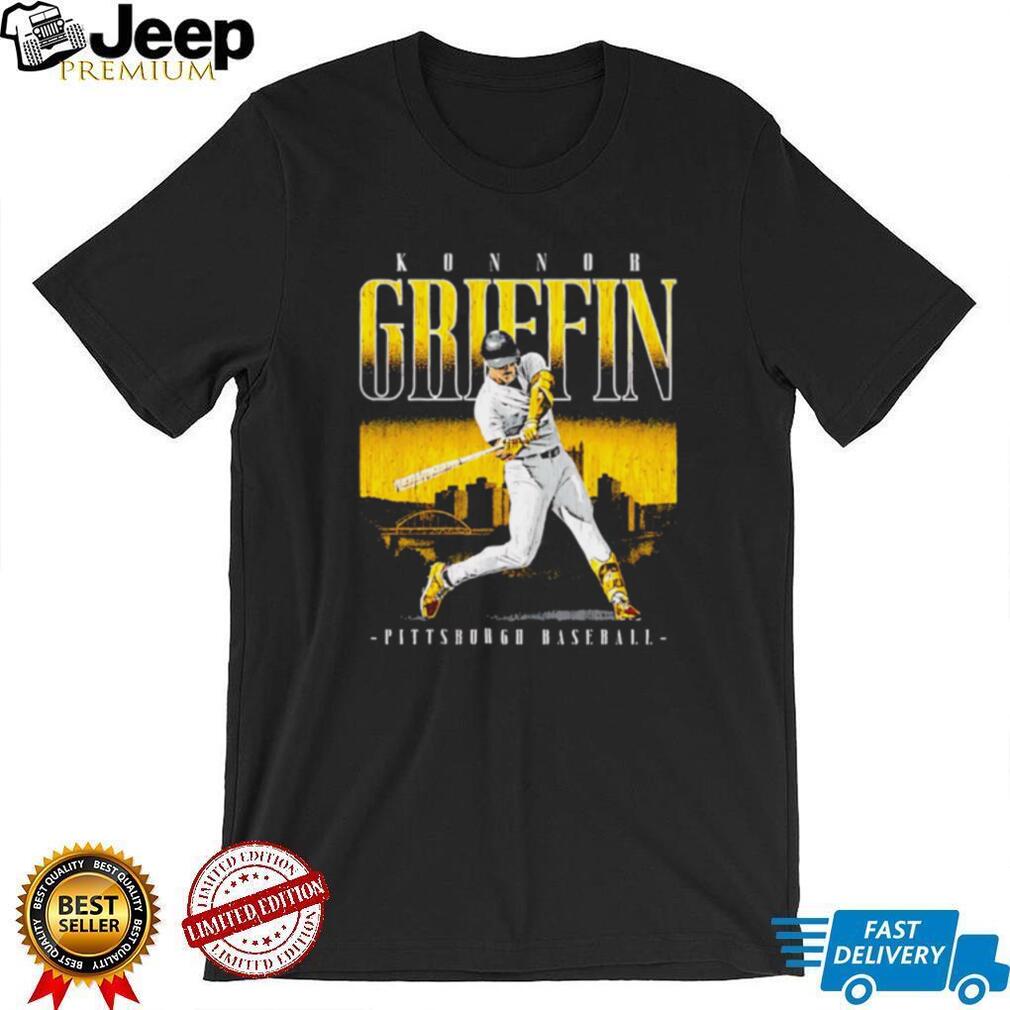 Konnor Griffin Pittsburgh Baseball Retro Skyline Batter T Shirt
