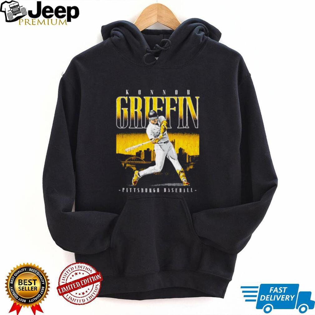 Konnor Griffin Pittsburgh Baseball Retro Skyline Batter T Shirt