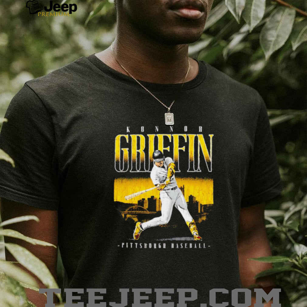 Konnor Griffin Pittsburgh Baseball Retro Skyline Batter T Shirt