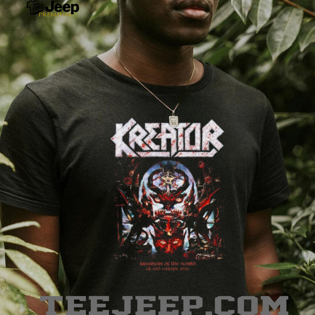 Kreator Krushers of the World UK and Europe 2026 Tour T Shirt