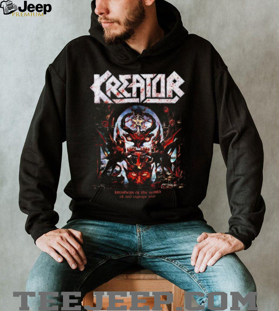 Kreator Krushers of the World UK and Europe 2026 Tour T Shirt
