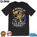 Kyle Busch Rowdy 1985 2026 Memorial Racing Legend Tribute Graphic T Shirt