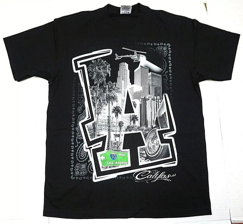 L0s A.ngeles City T-shirt LA California Califas Urban Cotton Streetwear Tshirt