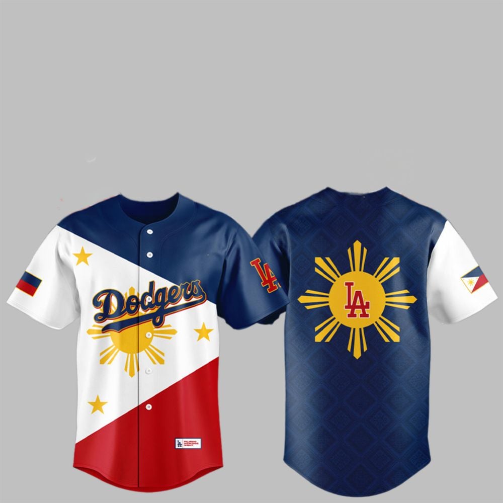 LA Dodgers Celebrating Filipino Heritage Night 2025 Jersey - Grishko.com T-Shirts, Hoodie, Sweatshirt (Image 1)