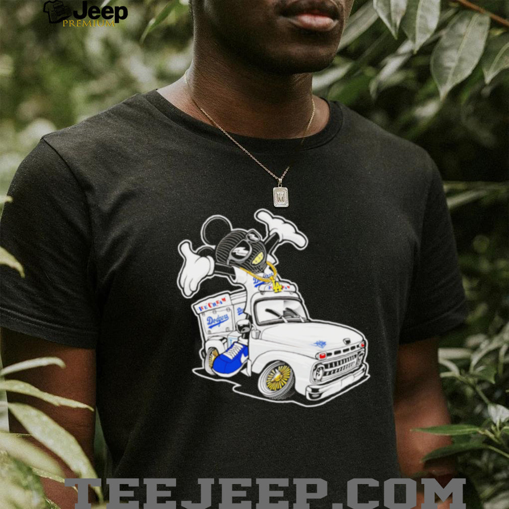 LA Dodgers Masked Mascot Ice Cream Truck T Shirt