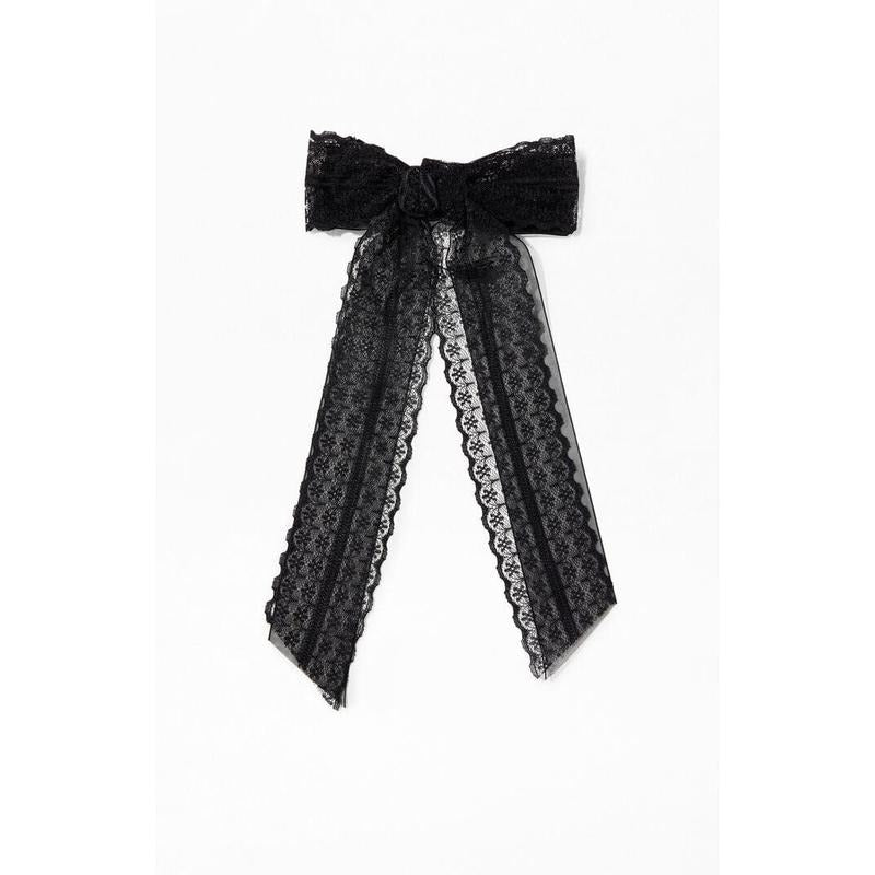LA Hearts Women's Piper Lace Bow Hair Barrette