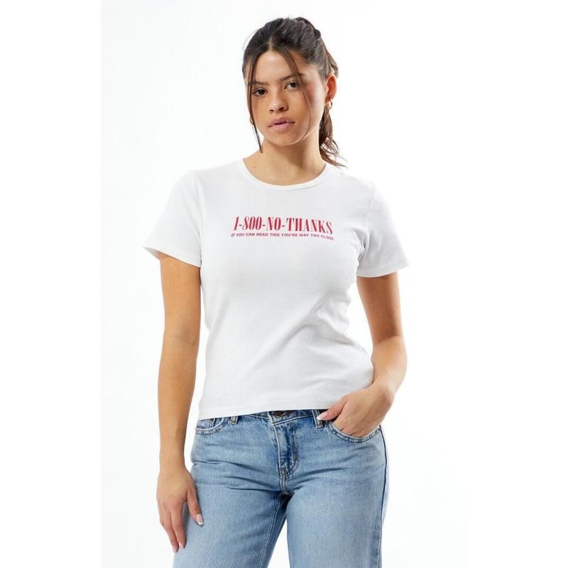 PS / LA Women's 1 800 No Thanks Skimmer T-Shirt
