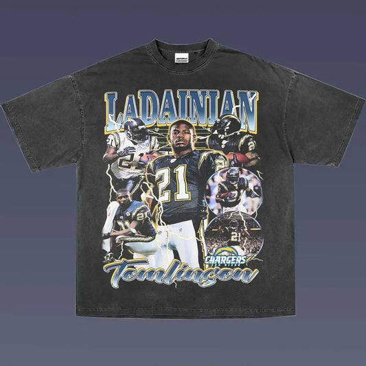 LADAINIAN TOMLINSON 1.0 VINTAGE TEE | AMERICAN FOOTBALL | GIFT FOR FAN