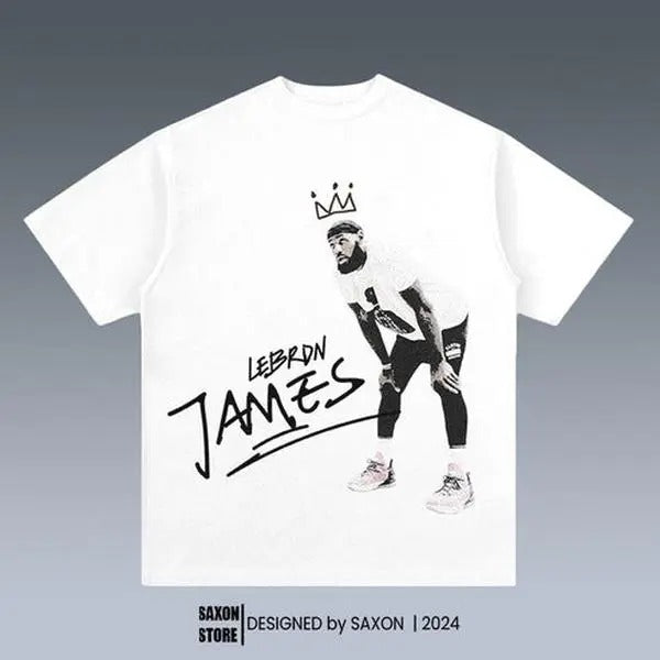 LEBRON JAMES GRAPHIC TEE | VINTAGE GRAPHIC T-SHIRT SWEATSHIRT HOODIE | SPORT TEE | GIFT FOR FAN V8