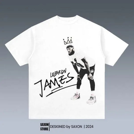 LEBRON JAMES GRAPHIC TEE | VINTAGE GRAPHIC T-SHIRT SWEATSHIRT HOODIE | SPORT TEE | GIFT FOR FAN V8