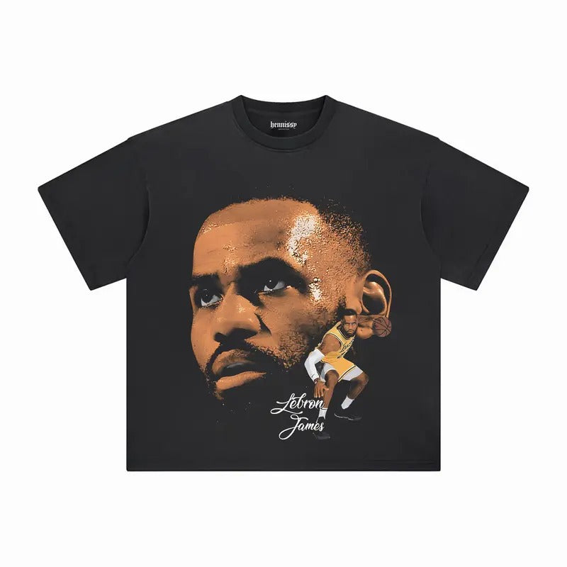 LEBRON JAMES TEE - VINTAGE TEE - SPORT TEE - GRAPHIC MEN'S T-SHIRT SWEATSHIRT HOODIE - GIFT FOR FAN