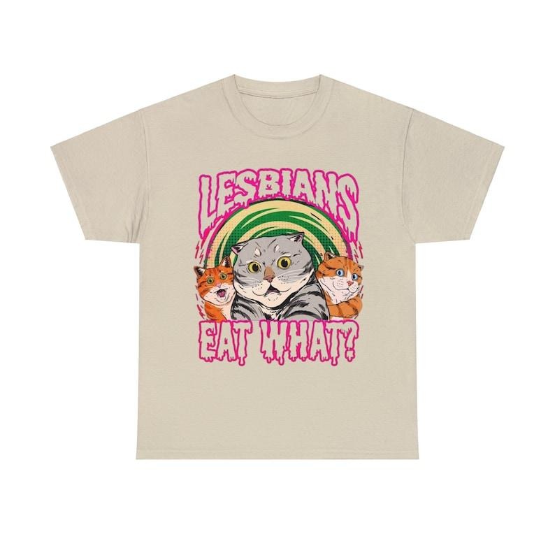 LGBT Lesbian Eat What Cat Vintage T-Shirt, Busy Thinking Shirt, Lesbian Shirt, Pride Month Shirt, For LGBT Shirt Unisex Heavy Cotton Tee Hoodie, T-shirt and sweater
