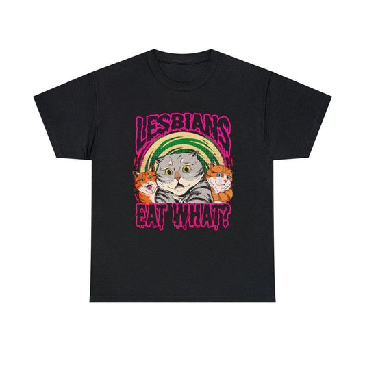 LGBT Lesbian Eat What Cat Vintage T-Shirt, Busy Thinking Shirt, Lesbian Shirt, Pride Month Shirt, For LGBT Shirt Unisex Hoodie, T-shirt and sweater