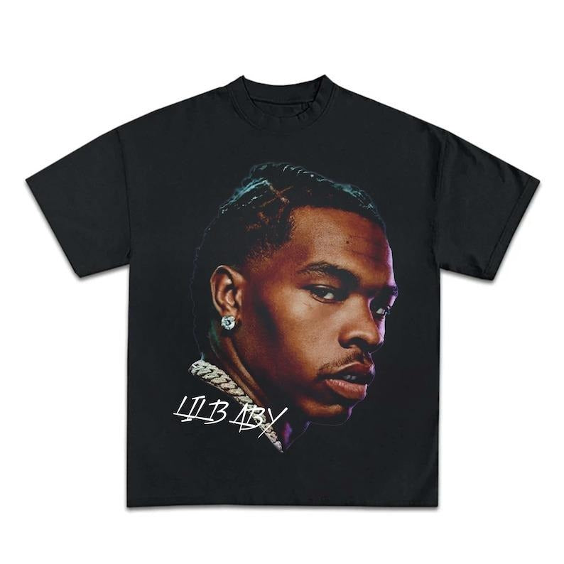 LIL BABY T-SHIRT Rap Tee Concert Merch  Harder Than Ever Young Thug Gunna Hip Hop Graphic Print hiphop tee Hoodie, Sweatshirt