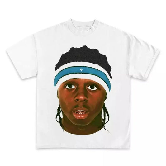 LIL WAYNE T-SHIRT Rap Tee Vintage Style Concert Merch Graphic Jumbo Face Tee Rare Hip Hop