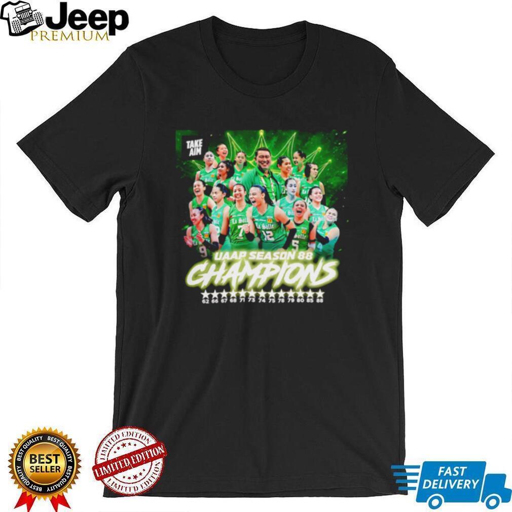 La Salle Lady Spikers UAAP Season 88 Volleyball Champions Graphic T Shirt