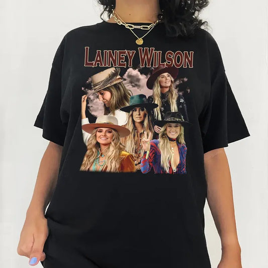 Laineey Wils0n Vintage Inspired T Shirt, Country Music Concert Outfit, Fan Merch, Unisex Short Sleeve Tee Shirt, Casual Clothing
