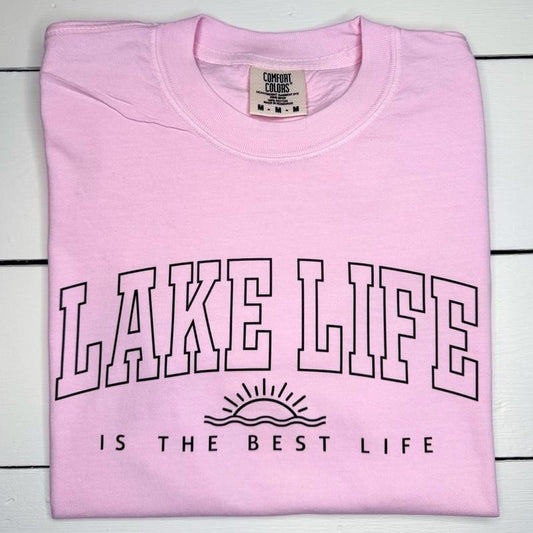 Lake Life Is The Best Life Tee, Lake Life Comfort Colors T-Shirt