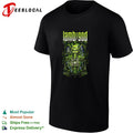Lamb of God biomechanical skeleton toxic skull band shirt
