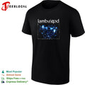 Lamb of God cemetery candles skull band shirt