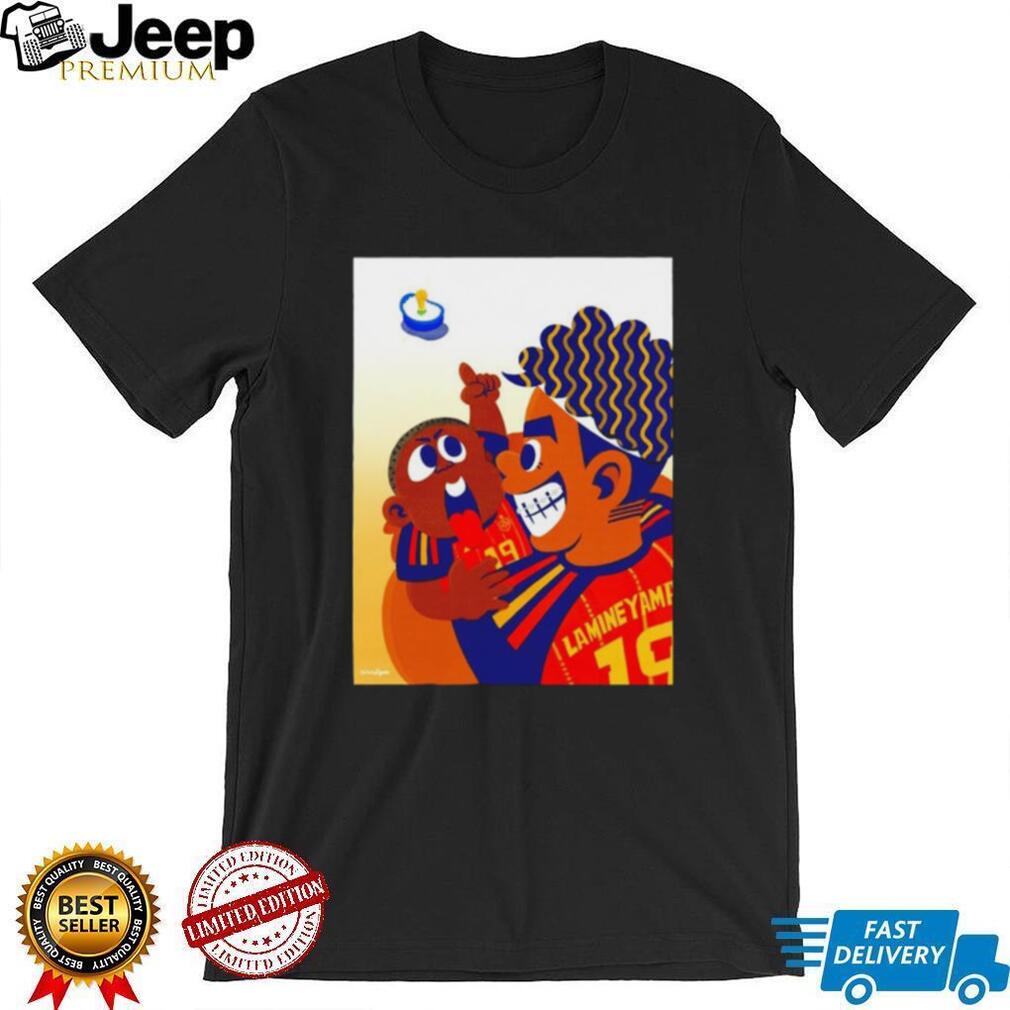 Lamine Yamal and his little brother Keyne Lamine go for it shirt