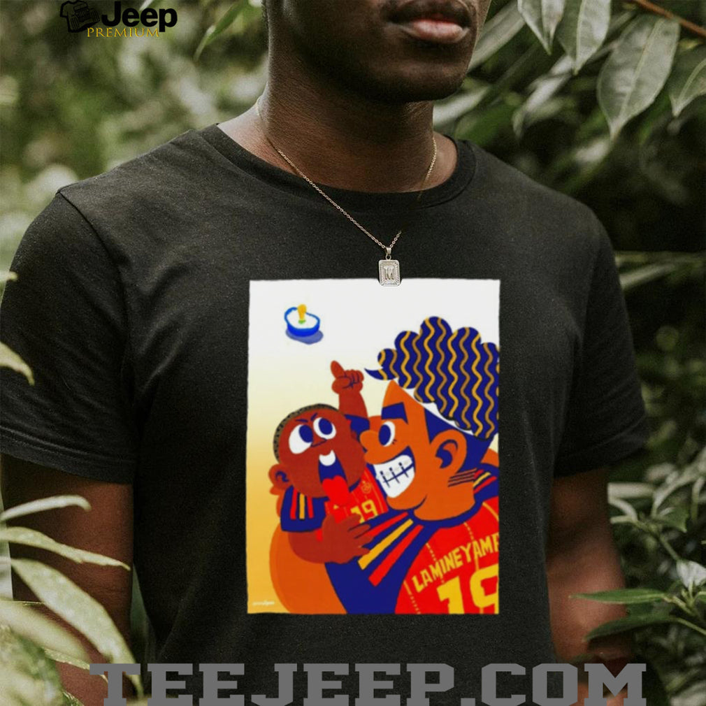 Lamine Yamal and his little brother Keyne Lamine go for it shirt