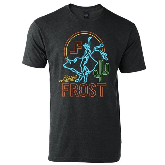 Lane Frost Neon Cowboy T Shirt, Vintage Rodeo Graphic Tee, Western Country Style Outfit 98PAL