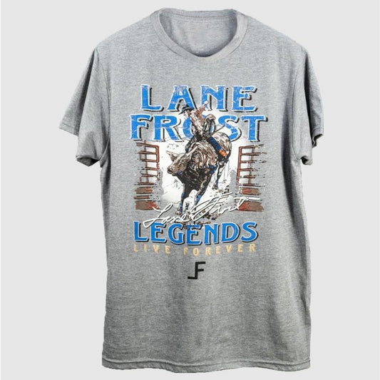 Lane Frost The Challenge T Shirt, Vintage Rodeo Graphic Tee, Western Cowboy Classic Outfit K5LC5
