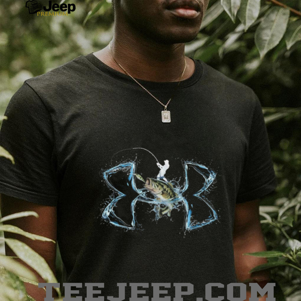 Largemouth Bass Fishing Water Splash Performance Graphic T Shirt
