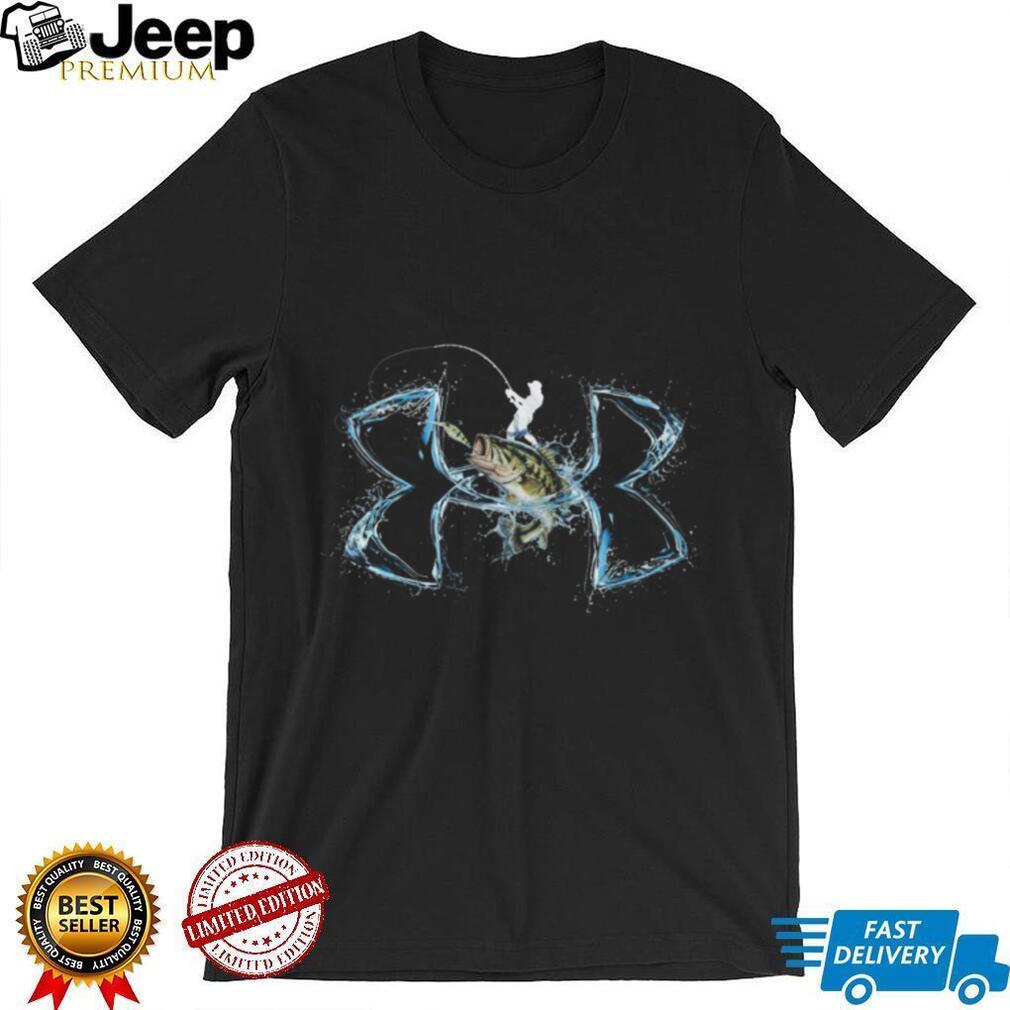 Largemouth Bass Fishing Water Splash Performance Graphic T Shirt