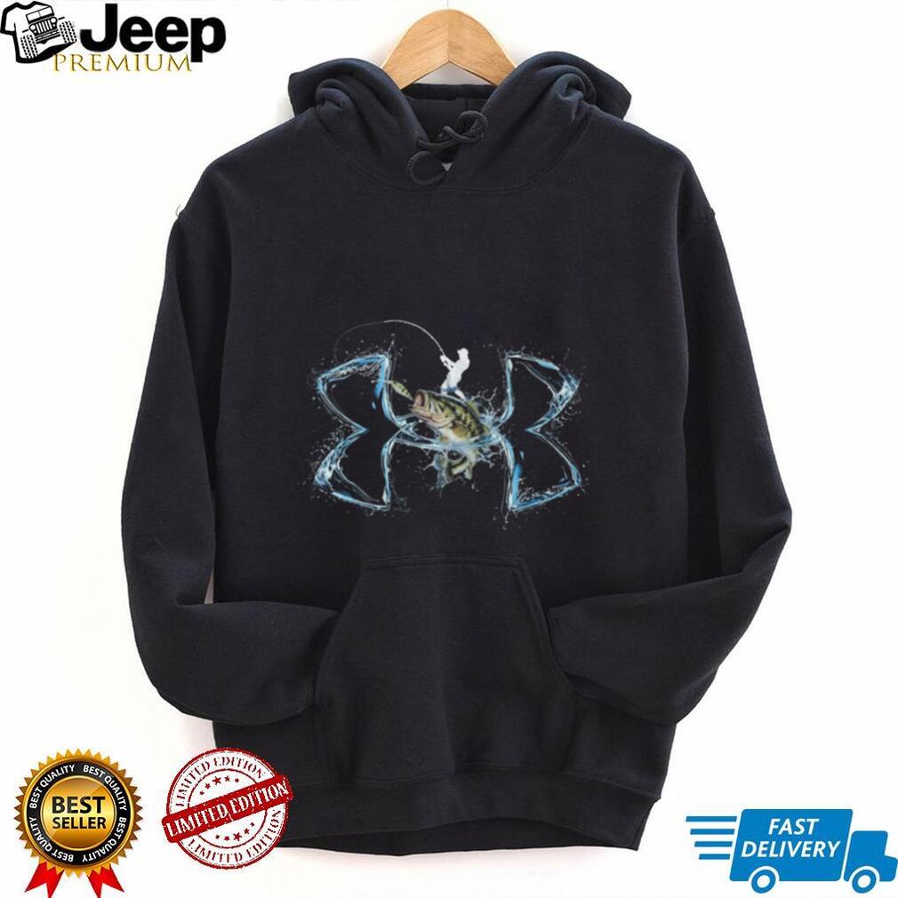 Largemouth Bass Fishing Water Splash Performance Graphic T Shirt