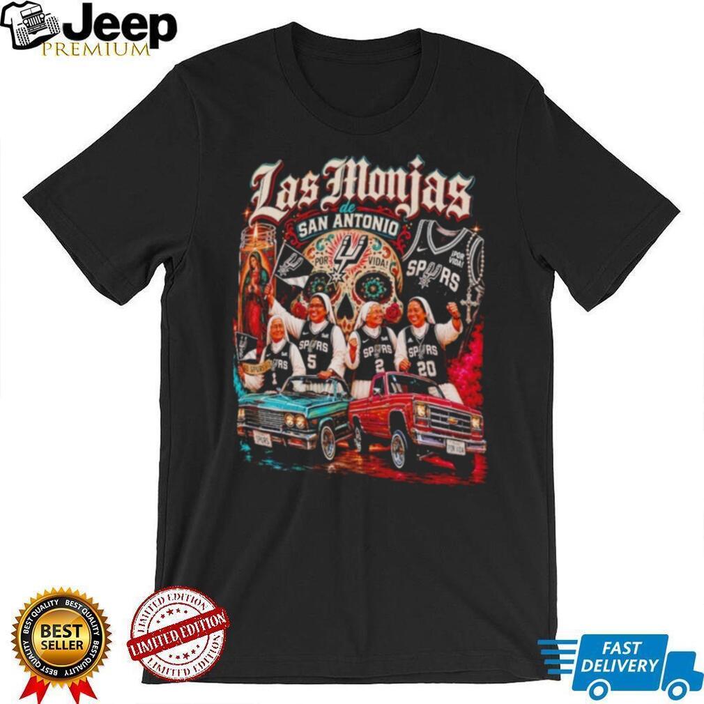 Las Monjas De San Antonio Spurs Lowrider Sugar Skull T Shirt