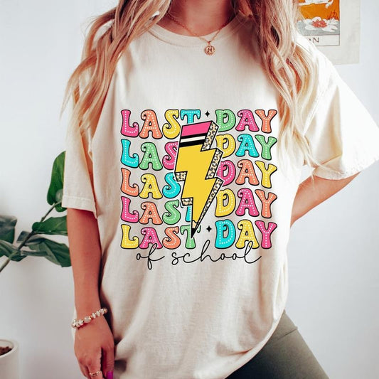 Last Day of School Teacher T-Shirt, School's Out For Summer T-Shirt, End of School Year, Teacher Appreciation, Teacher...