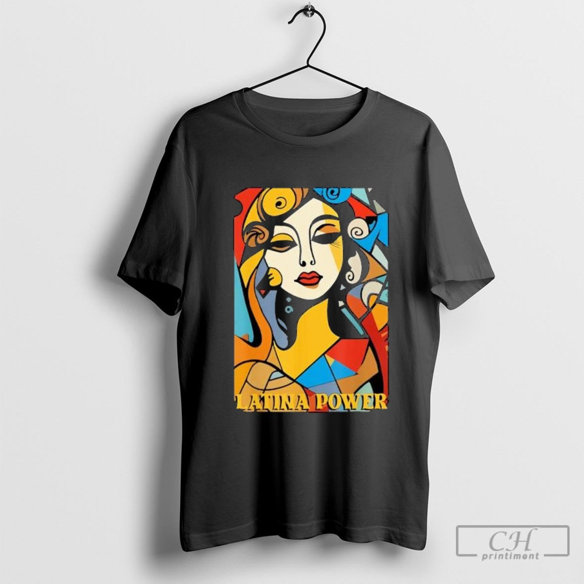 Latina Power Cubism Art Shirt Sweater