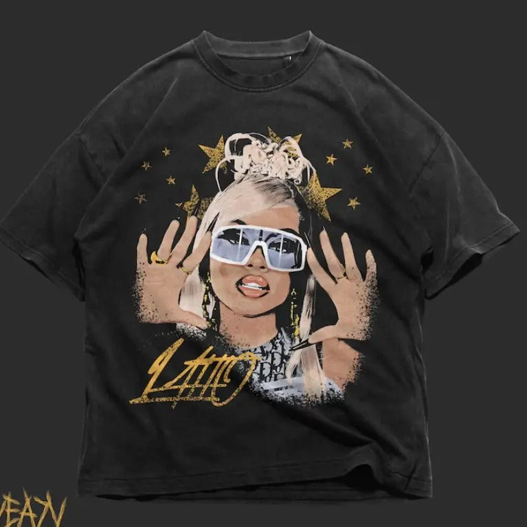 Latto T Shirt, Hip Hop Tee, Big Latto, Rapper Shirt, Sugar Honey Iced Tea Concert, Custom, Vintage Bootleg T-Shirt