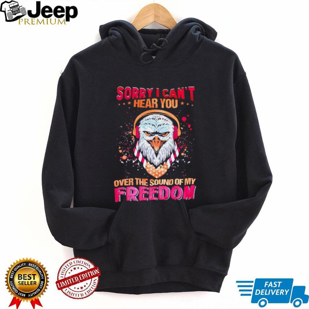 Patriotic Eagle Headphones “Sound Of My Freedom” T Shirt