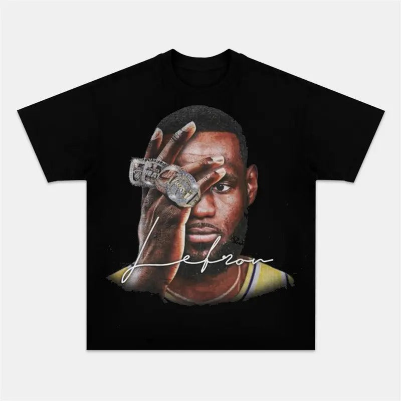 Lebron James Inspired Graphic Shirt, Comfortable Cotton Tee for Everyday Wear
