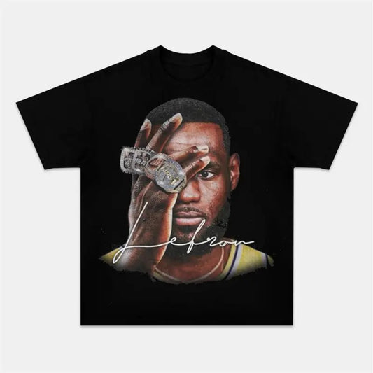 Lebron James Inspired Graphic Shirt, Comfortable Cotton Tee for Everyday Wear