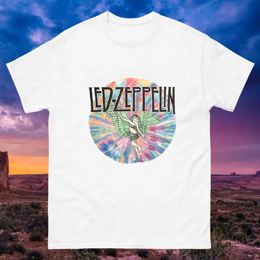 Led Zeppelin Unisex Vintage Rock Band Cotton T-Shirt Men Women S-3XL Menswear Top