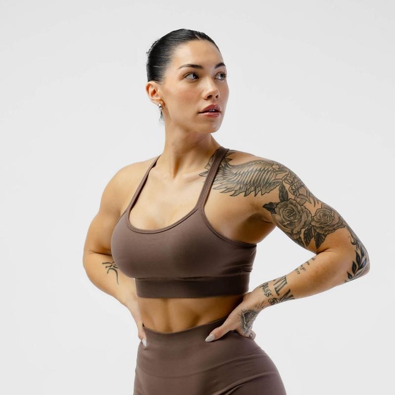 Legacy Women's Plain Knitted Bra - Toffee, Summer Season T-Shirts, Hoodie, Sweatshirt | WearSparks.com