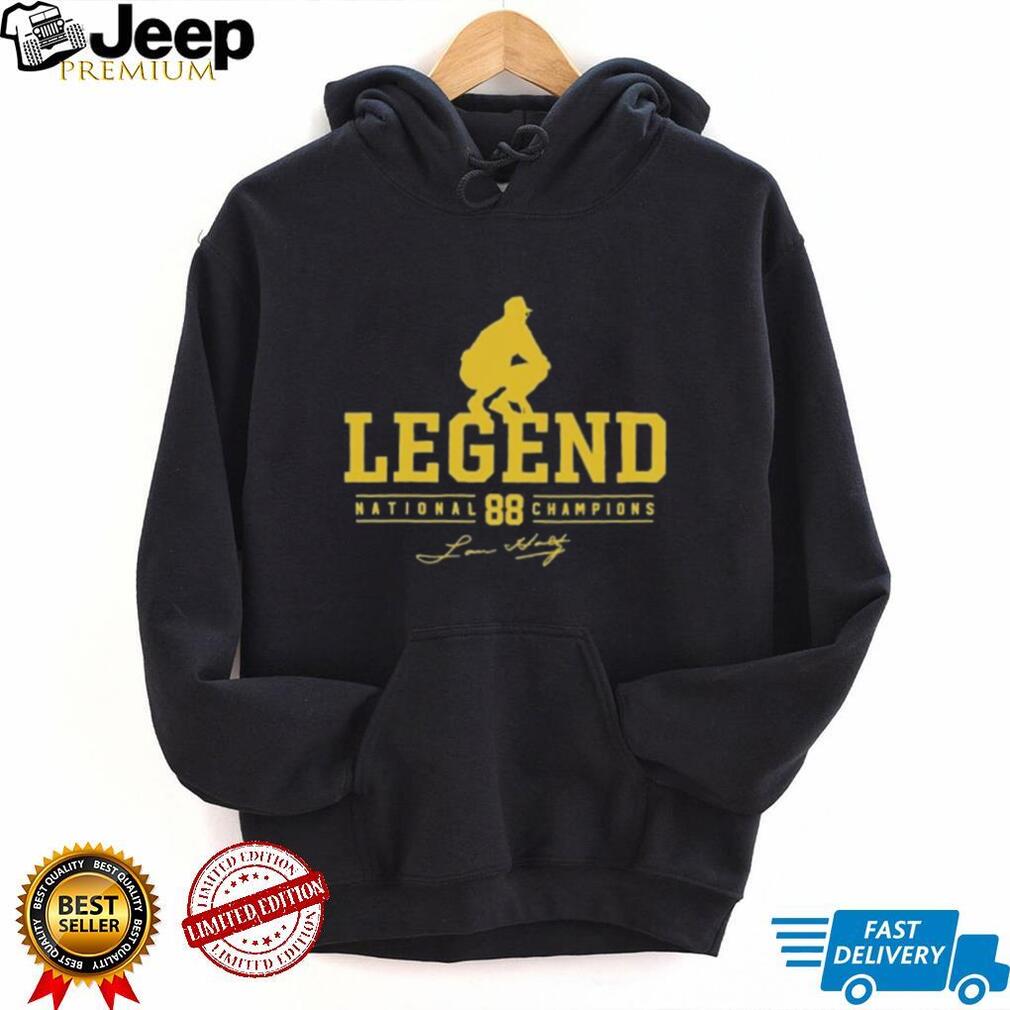 Legend Lou Holtz Notre Dame 1988 National Champions T Shirt