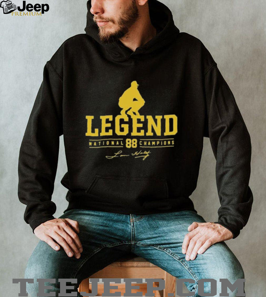 Legend Lou Holtz Notre Dame 1988 National Champions T Shirt