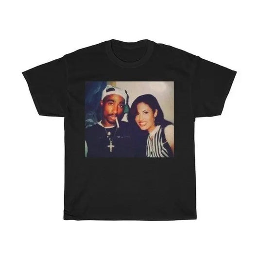 Legends Don't Die Selen@ Qu!ntanilla and 2pac Promo shirts Cotton Unisex Shirt Streetwear