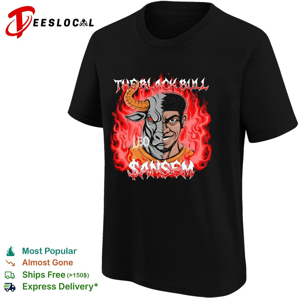 Leo Sansem The Black Bull shirt