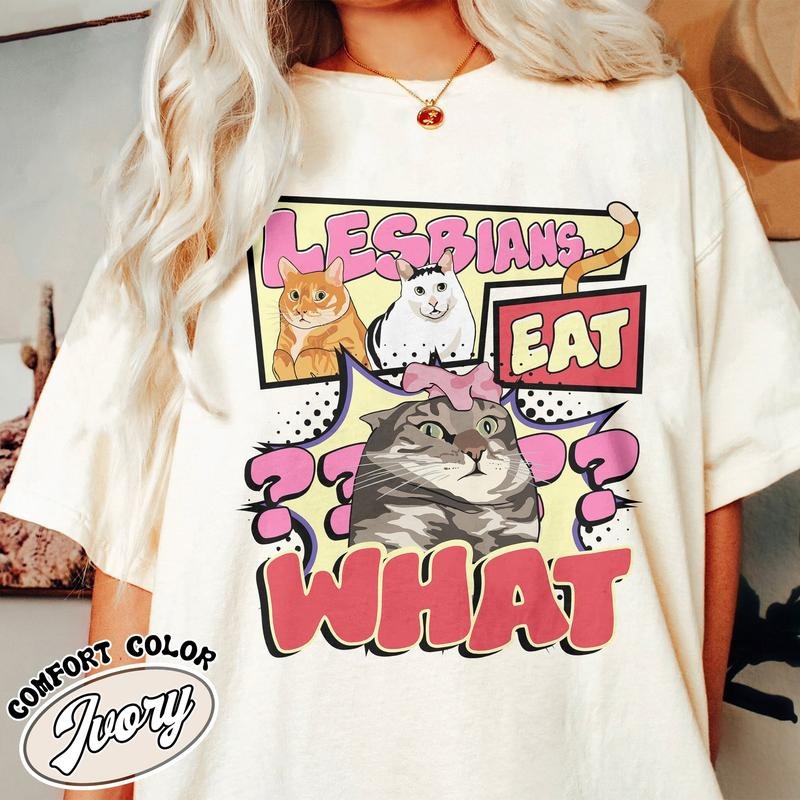 Lesbian Eat What Comfort Colors Shirt, Busy Thinking Shirt, Lesbian Shirt, Pride Month Shirt, Live Laugh Lesbian, Lesbian Gifts for Sister, Lesbian Pride Shirt
