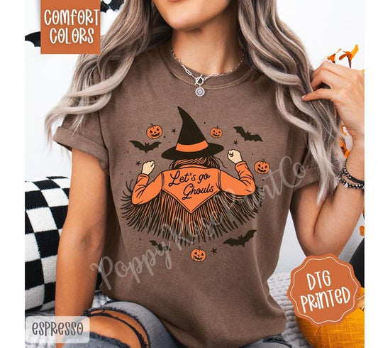 Let's Go Ghouls Shirt Comfort Colors, Trendy Halloween Tshirt